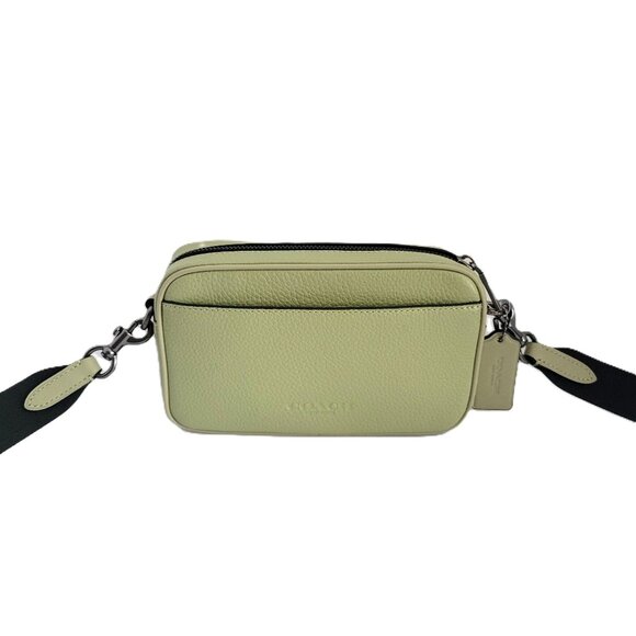 Coach CR179 Jayden Crossbody Pebbled Leather Bag Pistachio - Picture 1 of 7